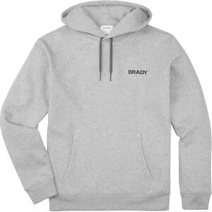 Brady Brand wordmark Light Gray Men's Hoodie